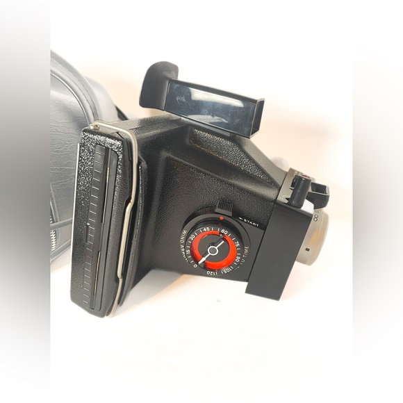 1970s Polaroid Super Shooter Plus Instant Land Camera w/ Case & Paperwork - Picture 6 of 8